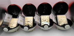 Pokemon 23K Gold Plated Trading Cards Lot of 4 With Ball 1999 Burger King - Image 1