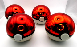 Pokemon 23K Gold Plated Trading Cards Lot of 4 With Ball 1999 Burger King - Image 2