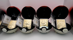 Pokemon 23K Gold Plated Trading Cards Lot of 4 With Ball 1999 Burger King - Image 4