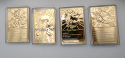 Pokemon 23K Gold Plated Trading Cards Lot of 4 With Ball 1999 Burger King - Image 5