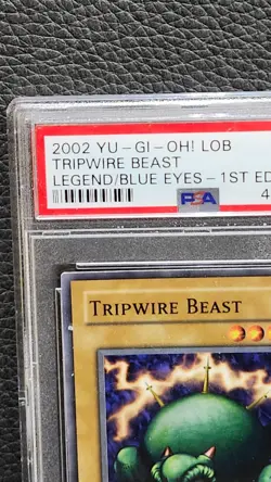 Yu-Gi-Oh Card - LOB-104 - TRIPWIRE BEAST 1st Edition - GEM MINT PSA 10 - Image 4