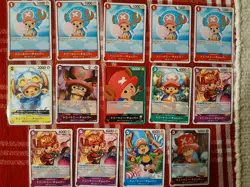 One Piece TCG Tony Tony Chopper Japanese Card Lot ×14 (Has Duplicates) - Image 1