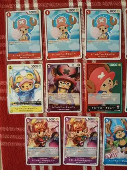 One Piece TCG Tony Tony Chopper Japanese Card Lot ×14 (Has Duplicates) - Image 2