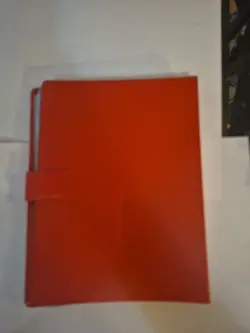 Vintage 1999 Pokemon Pikachu Red Binder TCG Album 30 Page Card Holder - Image 2