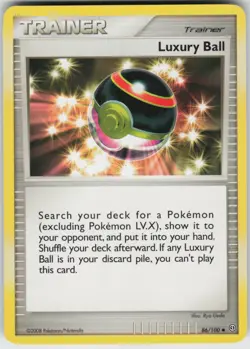 Pokemon TCG Luxury Ball 86/100 Stormfront Uncommon card Normal - Image 1