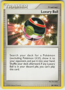 Pokemon TCG Luxury Ball 86/100 Stormfront Uncommon card Normal - Image 1