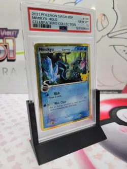 2021 Mimikyu (Delta Species) SWSH136 Sword & Shield Promo Cards Holo PSA 10 - Image 3