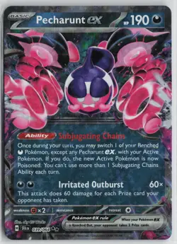 Pokemon Pecharunt ex - 039/064 SV: Shrouded Fable Double Rare card NM - Image 1