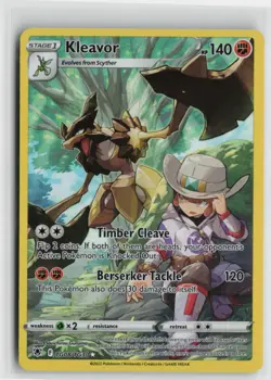 Pokemon Kleavor TG08/TG30 SWSH10: Astral Radiance Trainer Gallery Holofoil card - Image 1
