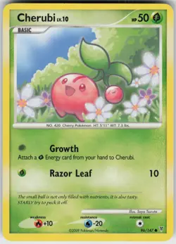 Pokemon TCG Cherubi 96 Supreme Victors Common card Normal - Image 1