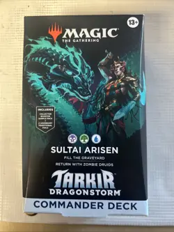 MTG Tarkir Dragonstorm Commander Deck - Sultai Arisen Brand New Sealed Free Ship - Image 1