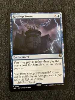 Magic The Gathering MTG - Rooftop Storm - Innistrad - Image 1