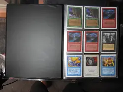 Vintage Magic The Gathering MTG Binder Collection Unlimited Legends Antiquities - Image 1