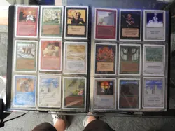 Vintage Magic The Gathering MTG Binder Collection Unlimited Legends Antiquities - Image 3
