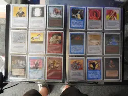 Vintage Magic The Gathering MTG Binder Collection Unlimited Legends Antiquities - Image 4