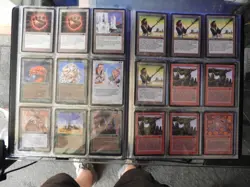 Vintage Magic The Gathering MTG Binder Collection Unlimited Legends Antiquities - Image 5