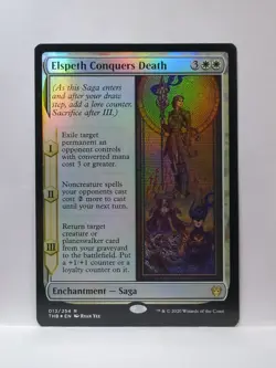MTG Elspeth Conquers Death THB Theros Beyond Death 013 Foil Rare - Image 1