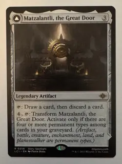 Matzalantli, the Great Door R The Lost Caverns of Ixalan # 256 NM Normal - Image 1