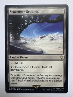Scavenger Grounds #419 (NM) Final Fantasy FIC Magic MTG - Image 1