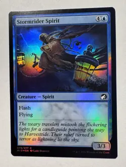 MTG Stormrider Spirit (79/553) Innistrad Midnight Hunt LP FOIL - Image 1