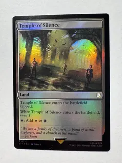 Temple of Silence - 310 - Foil - PIP - MTG Magic the Gathering LP/MP Fallout - Image 1