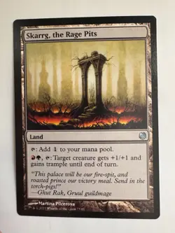 1x Skarrg, the Rage Pits - Duel Decks: Heroes vs Monsters - MTG - Image 1