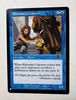MTG Magic the Gathering Rishadan Cutpurse (MMQ-93/3151) The List LP - Image 1