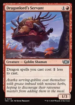 MTG - 4 x Dragonlord's Servant - Tarkir: Dragonstorm - Playset 4x x4 - Image 2