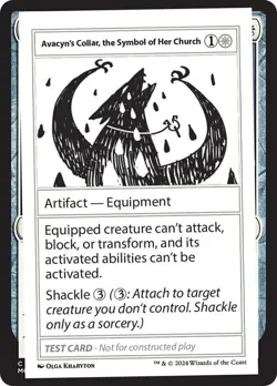 MTG Avacyn's Collar, the Symbol of Her Church (273/390) Mystery Booster 2 LP - Image 1