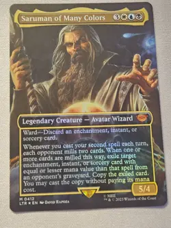 Saruman of Many Colors (Borderless) FOIL Universes Beyond: the Lord of the Rings - Image 1