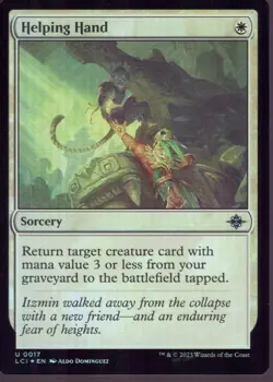 Helping Hand FOIL - Uncommon - Lost Caverns of Ixalan LCI Magic MTG NM - Image 1