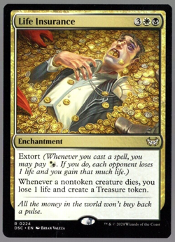 Life Insurance 0224 Non Foil Rare Duskmourn MTG Near Mint - Image 1