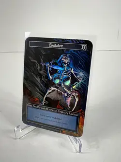 Sorcery Gothic Skeleton Alpha Investments Exclusive promo FOIL In hand - Image 1