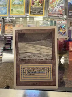 Magic The Gathering Tundra Dual Land Unlimited Edition LP MTG - Image 4