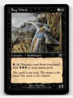 Bog Witch 118 C Mercadian Masques - Image 1