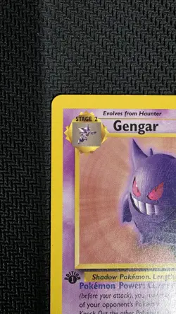 Pokemon Gengar TCG 20/62 1st Edition Non-Holo Card Fossil Vintage 1999 - Image 2