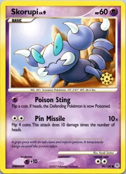 Skorupi - 99/130 Countdown Calendar Promos Regular Pokemon TCG MP - Image 1