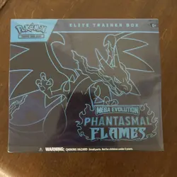 Pokemon TCG: Phantasmal Flames ETB Factory Sealed Elite Trainer Box Brand New! - Image 1
