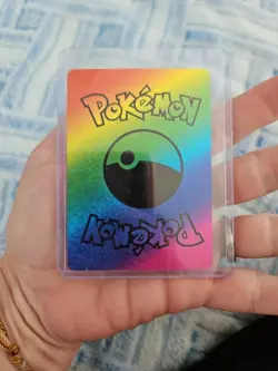 Charizard V Rainbow Foil Art Vinyl Textured Vinyl Collector Pokemon Interlaced - Image 2