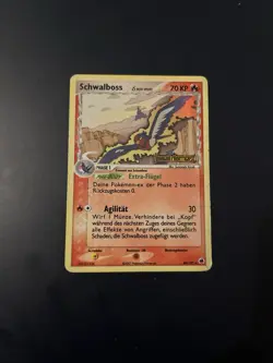 Schwalboss Stamped Reverse Holo Pokemon Karte Deutsch 40/101 EX Dragon Frontiers - Image 1