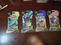 Pokemon TCG - Team Up Sleeved Booster Packs - Full Art Work Set - Image 1