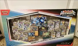 Pokemon S&V Prismatic Evolutions Lucario Ex & Tyranitar Ex Premium Collections - Image 1