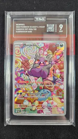 Morpeko 206/182 Pokemon Scarlet & Violet Paradox Rift IR TAG 9 - Image 3