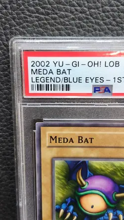 Yu-Gi-Oh Legend of Blue Eyes 1st Edition Meda Bat LOB-083 PSA 10 GEM MINT YuGiOh - Image 5