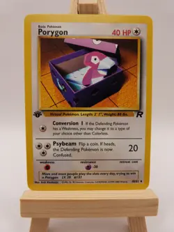 Pokemon 1st Edition Card - Porygon 48/82 (Team Rockets Set) - Image 1