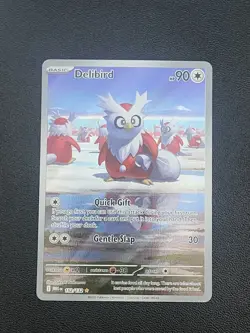 Delibird 152/132 ME01: Mega Evolution Illustration Rare Pokemon Card A2 - Image 1
