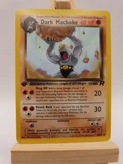 Pokemon 1st Edition Card - Dark Machoke 40/82 (Team Rockets Set) - Image 1