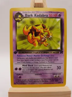Pokemon 1st Edition Card - Dark Kadabra 39/82 (Team Rockets Set) - Image 1