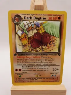 Pokemon 1st Edition Card - Dark Dugtrio 23/82 (Team Rockets Set) - Image 2