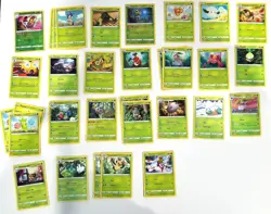 POKEMON TCG - Grass Type - Mixed Lot of 126 Pokemon Trading Cards - Image 2